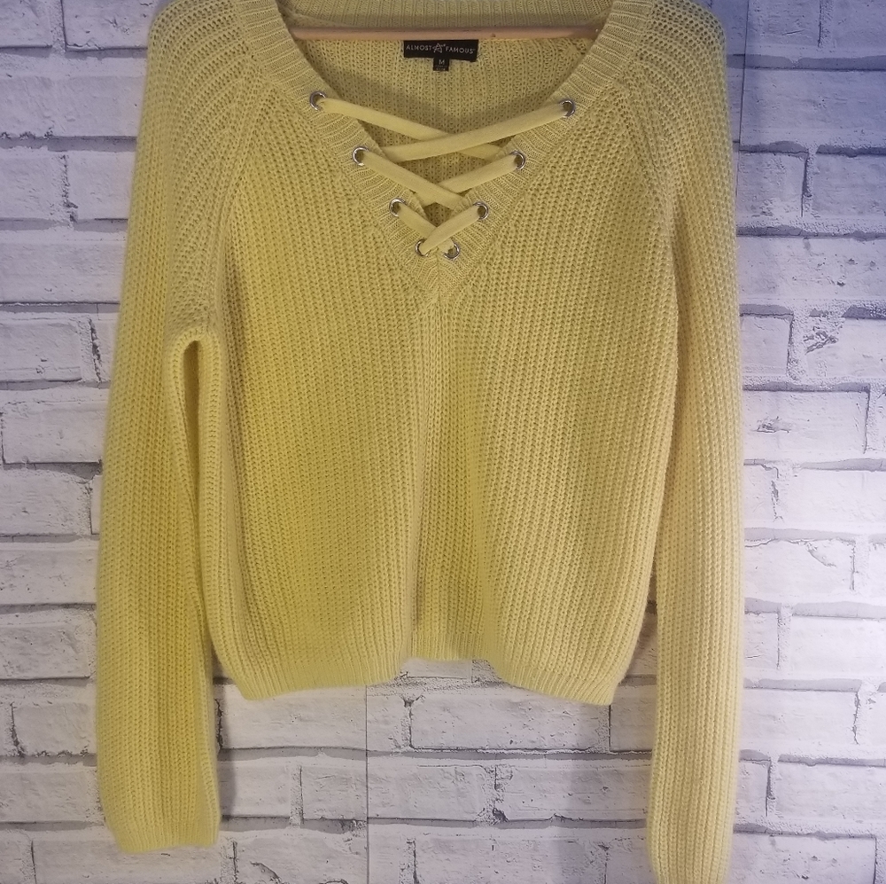 Almodt Famous Yellow Sweater